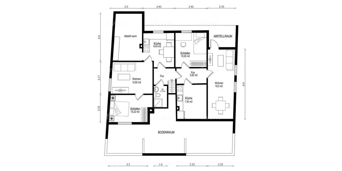 Mehrfamilienhaus, Wohnhaus Bielefeld Brackwede - 18 Zimmer, 447 m&sup2;, 750.000&euro; | Angebot:24871309