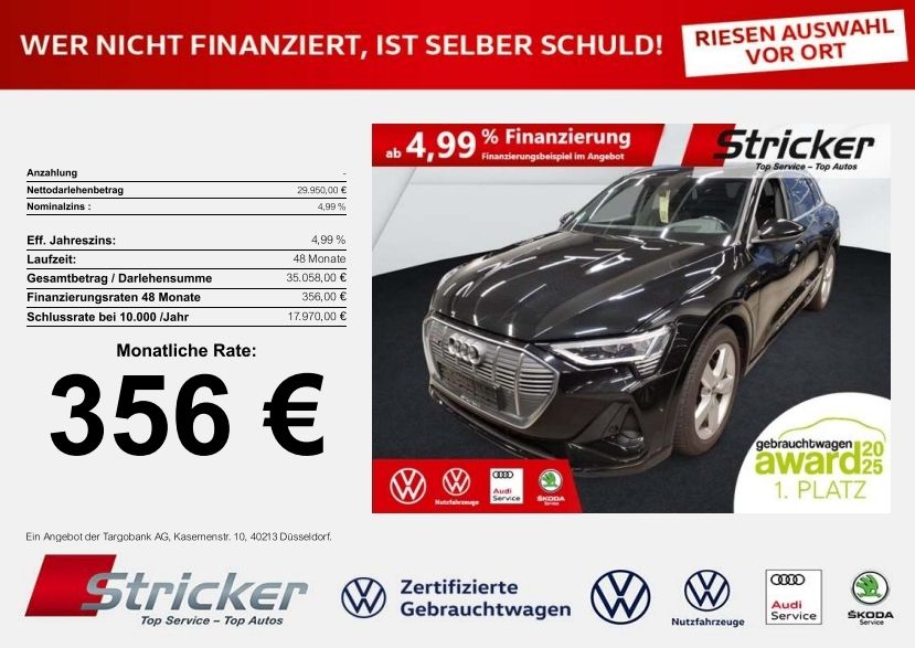 Audi e-tron 77.211 km 28.934 &euro; Detmold 32760
