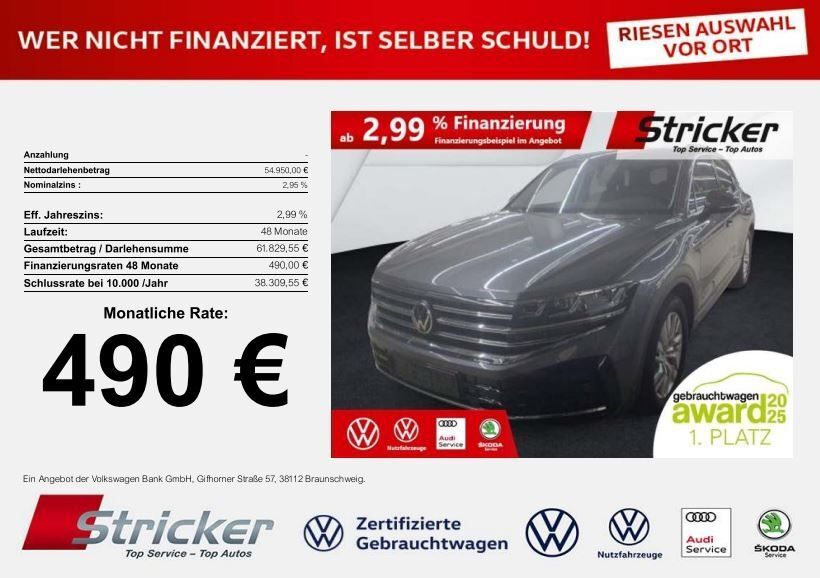 VW Touareg 30.977 km 54.949 € Detmold 32760