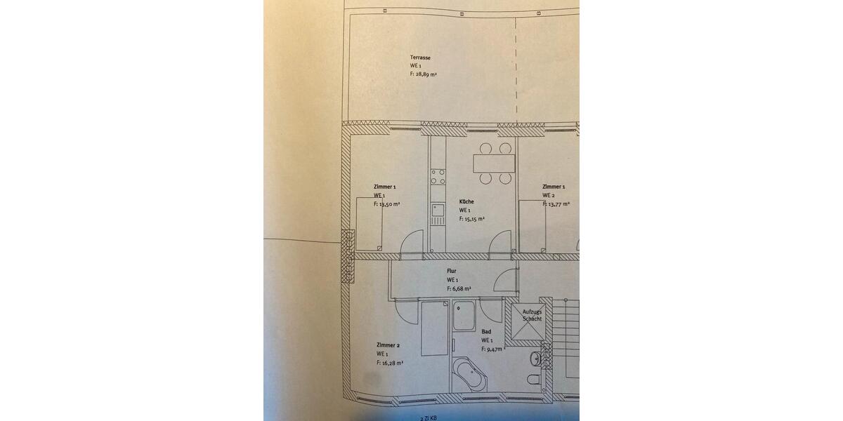 Energetisch sanierte 2 Zi, Kü,Bad, Südterrasse, Buddestr.14, Bi 2 zimmer