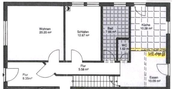 Erdgeschoßwohnung Hüllhorst - 2 Zimmer, 68 m&sup2;, 740&euro; | Angebot:26498565
