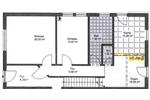Erdgeschoßwohnung Hüllhorst - 2 Zimmer, 68 m&sup2;, 740&euro; | Angebot:26498565