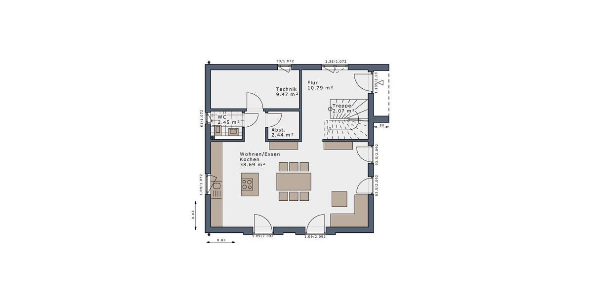 Einfamilienhaus Lemgo - 4 Zimmer, 131 m&sup2;, 1.700&euro; | Angebot:24980616