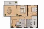 Etagenwohnung Detmold - 3.5 Zimmer, 103 m&sup2;, 1.000&euro; | Angebot:26415696