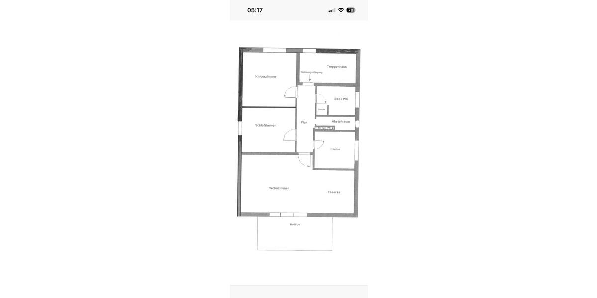 Dachgeschoßwohnung Bad Oeynhausen - 3 Zimmer, 82 m&sup2;, 950&euro; | Angebot:25389708