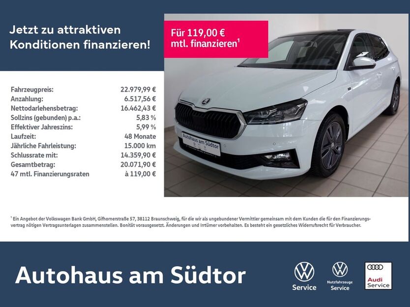 Skoda Fabia 17.728 km 22.980 € Rietberg 33397