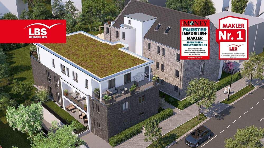 Neubau mit hochwertiger moderner Ausstattung in Gütersloh mit Tiefgarage 3 zimmer