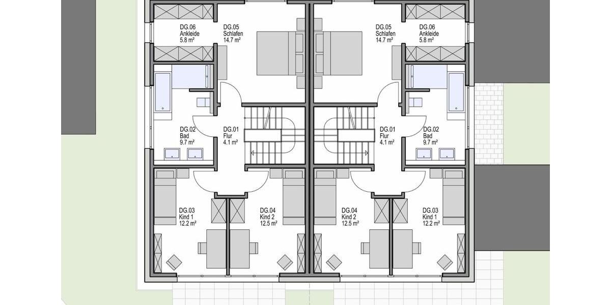 Erstbezug nach Neubau I Energetisch neutral I Doppelhaushälfte in Spenge 6 zimmer