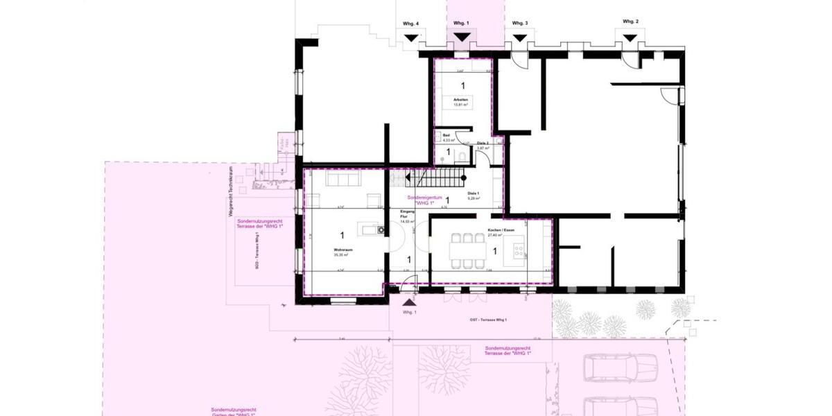 Außergewöhnliche Wohnung über zwei Etagen in Herford Bielefeld 4 zimmer