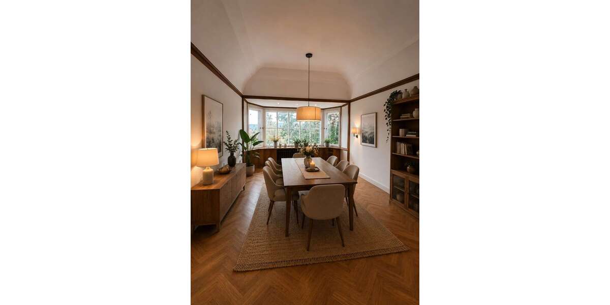 Denkmalgeschützte Fabrikantenvilla an der Weser Parkgrundstück mit drei zusätzlichen Bauplätzen - Villa Vlotho | Angebot:27254373