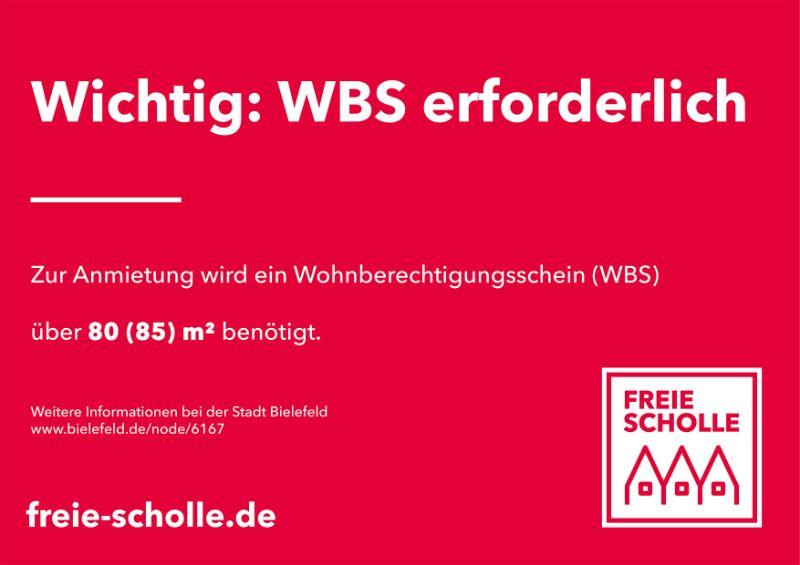 Etagenwohnung Bielefeld Sennestadt - 3 Zimmer, 77 m&sup2;, 513&euro; | Angebot:26285188
