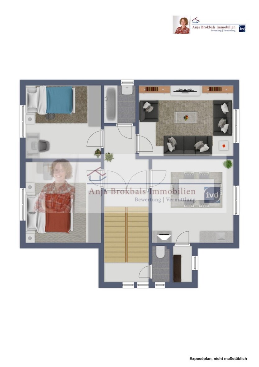 Gütersloh: Zwischen Theater und Gesamtschule Anne-Frank_provisionsfrei für Käufer 7 zimmer