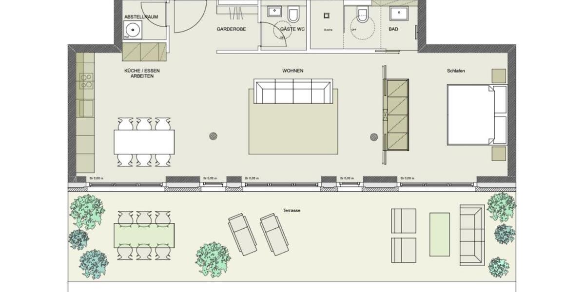 Hövelhof Zentrum - Penthouseloft der Extraklasse mit SW Terrasse 2 zimmer