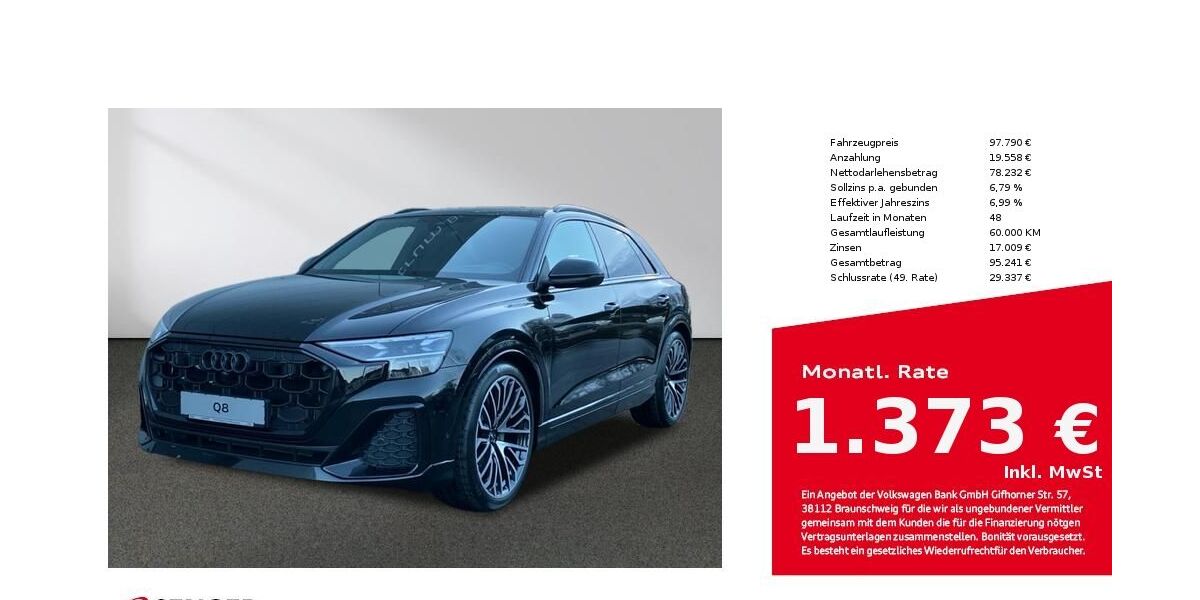 Audi Q8 8.000 km 97.790 € Bielefeld 33609