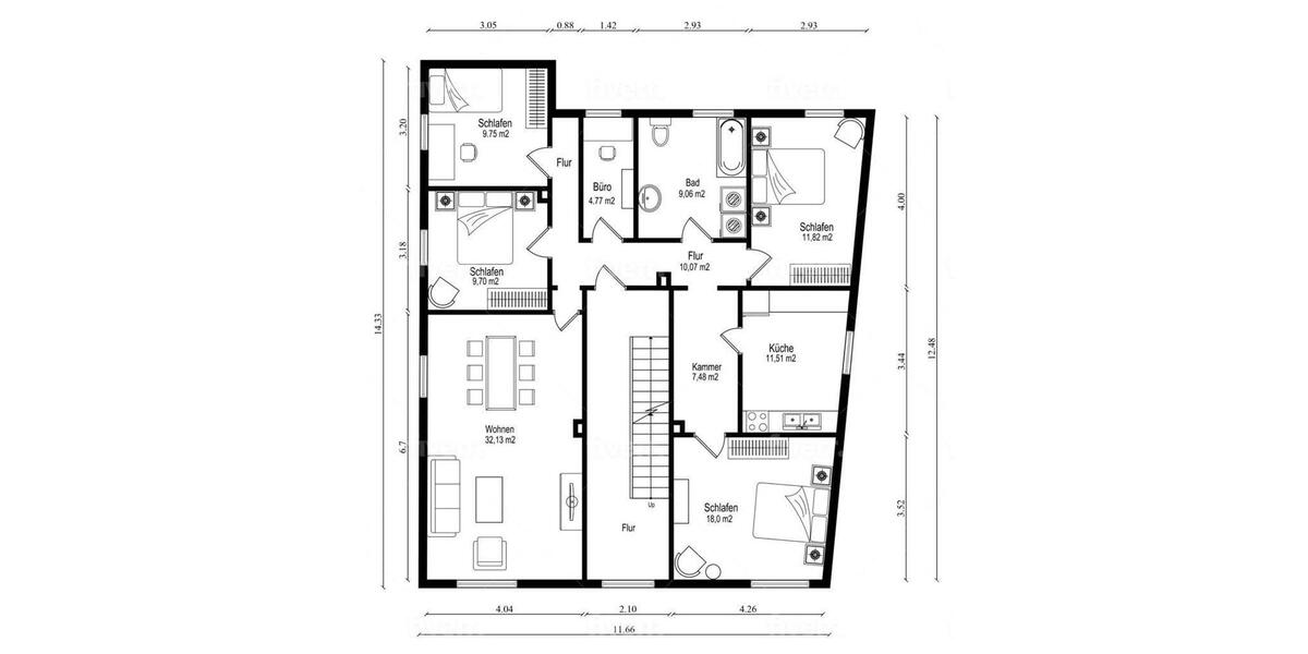Mehrfamilienhaus, Wohnhaus Bielefeld Brackwede - 18 Zimmer, 447 m&sup2;, 750.000&euro; | Angebot:24871309