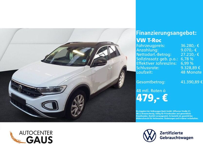 VW T-Roc 5.738 km 36.280 € Bielefeld 33699