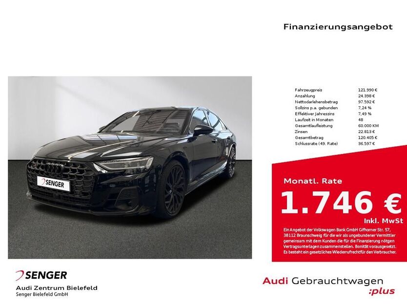 Audi S8 27.280 km 119.880 € Bielefeld 33609