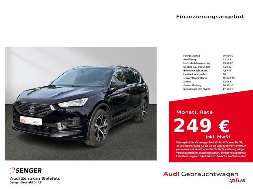Seat Tarraco 62.620 km 29.980 € Bielefeld 33609
