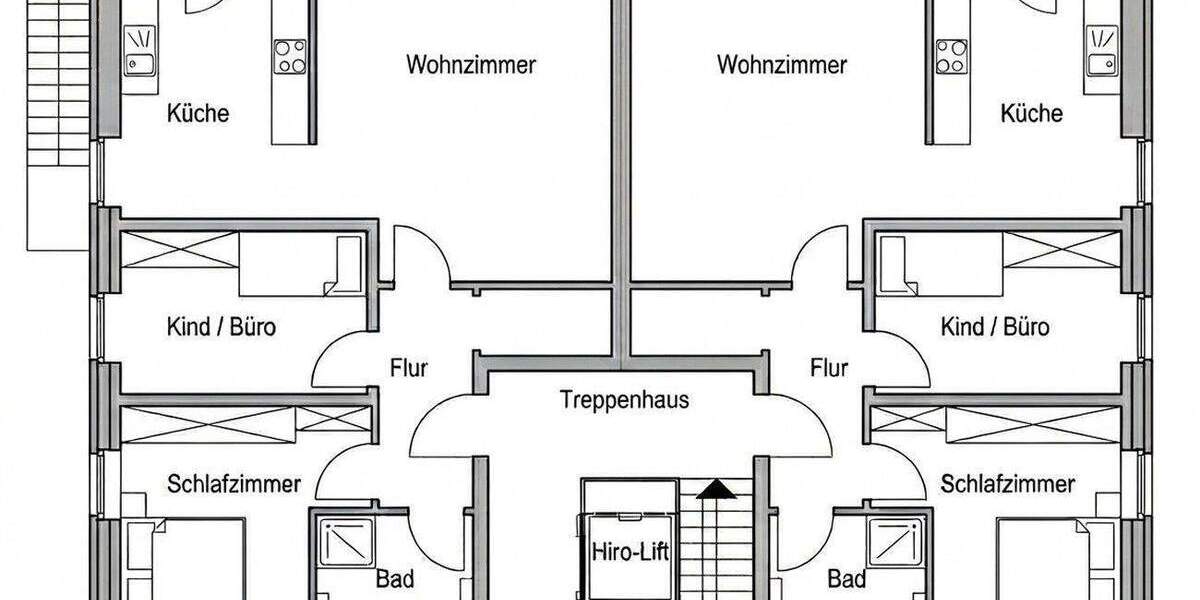 Etagenwohnung Bielefeld Schildesche - 3 Zimmer, 79 m&sup2;, 1.130&euro; | Angebot:25696044