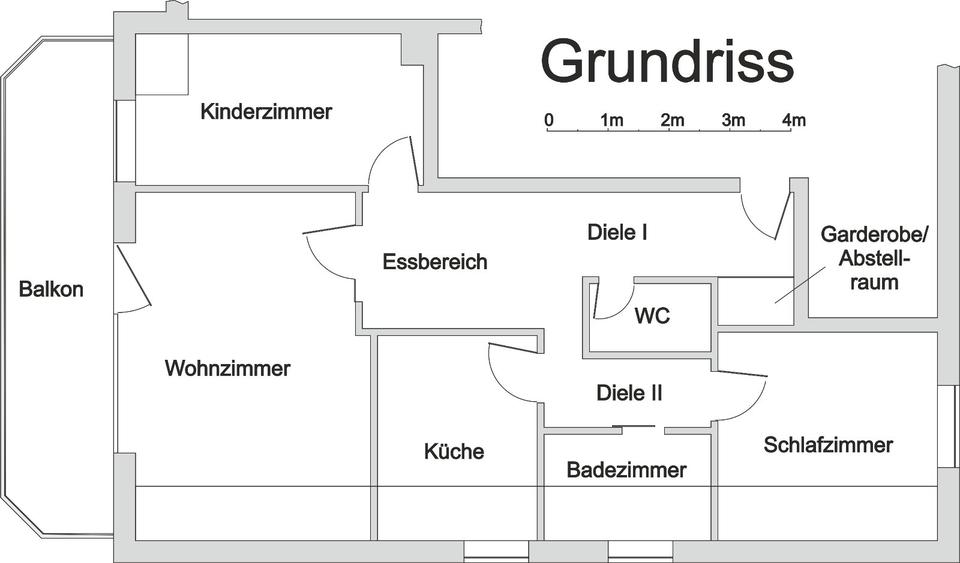 Etagenwohnung Bielefeld Jöllenbeck - 3 Zimmer, 77 m&sup2;, 200.000&euro; | Angebot:26897156