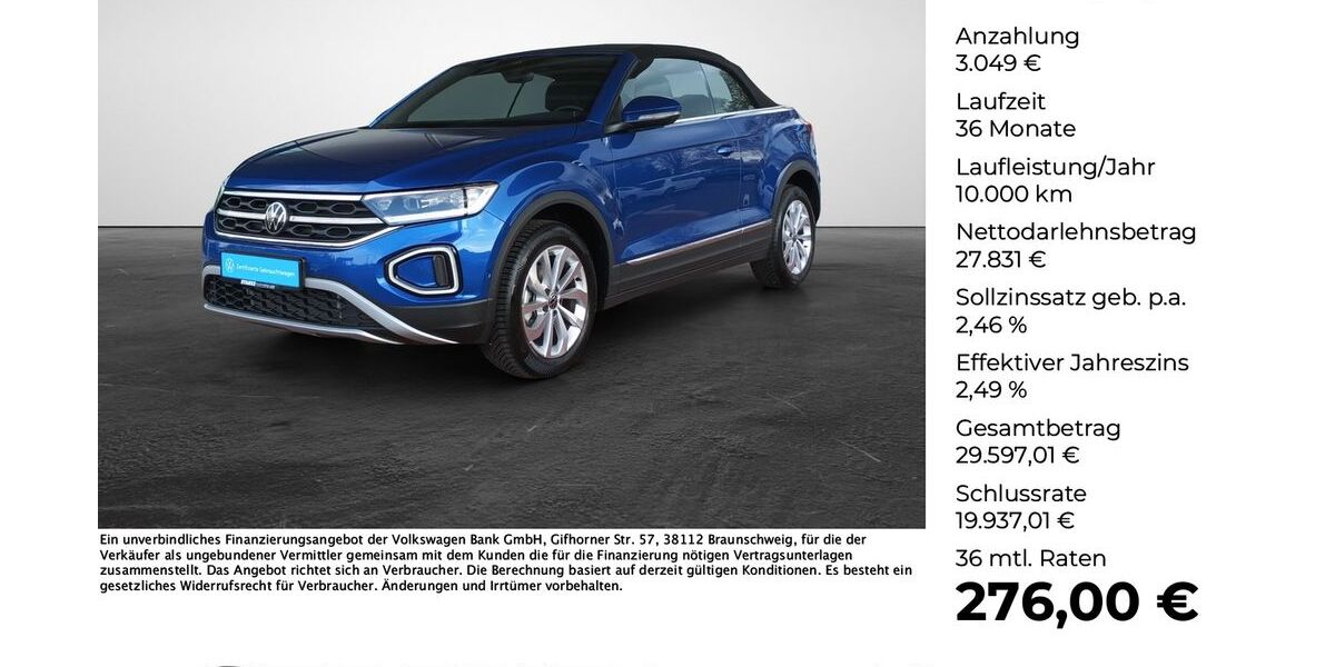 VW T-Roc 6.868 km 30.440 &euro; Versmold 33775