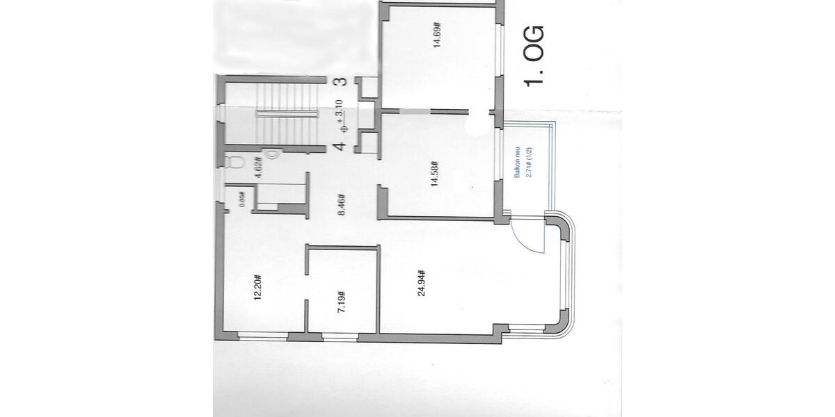 Etagenwohnung Bielefeld Mitte - 4 Zimmer, 86 m&sup2;, 750&euro; | Angebot:24829744