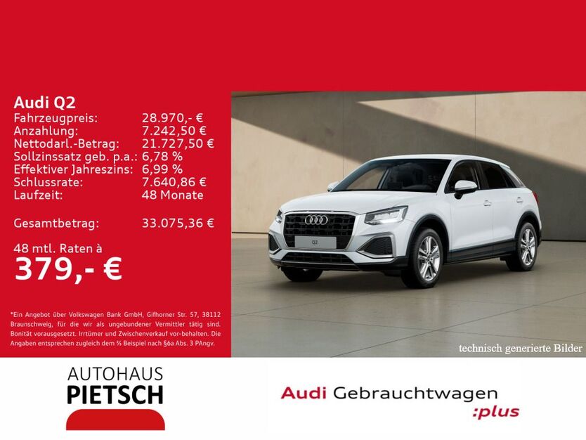 Audi Q2 3.850 km 28.970 € Melle 49324