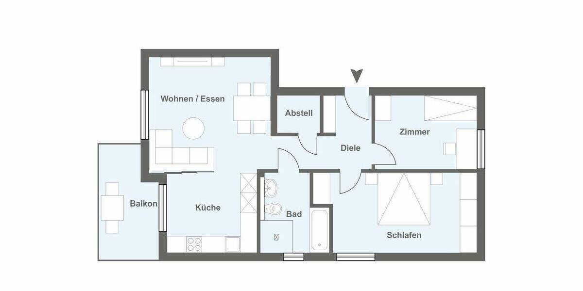 Etagenwohnung Herford Herringhausen - 3 Zimmer, 321.000&euro; | Angebot:26606990