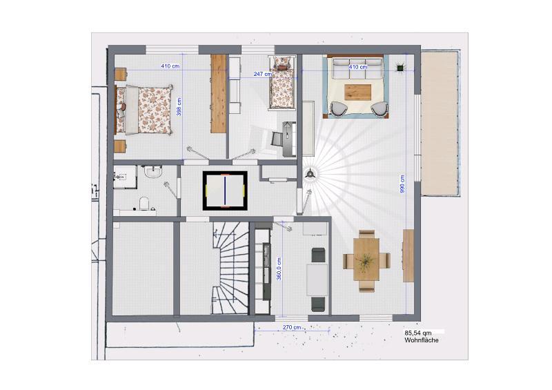 Etagenwohnung Schloß Holte-Stukenbrock Stukenbrock - 3 Zimmer, 85 m&sup2;, 230.000&euro; | Angebot:27081319