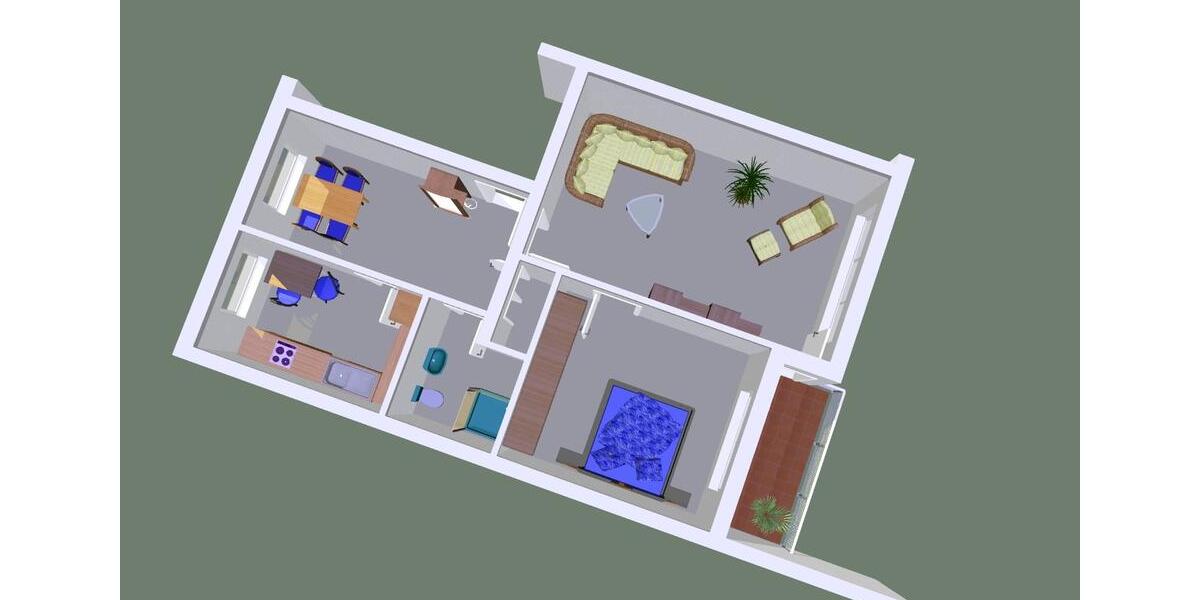 Etagenwohnung Bielefeld Heepen - 2.5 Zimmer, 61 m&sup2;, 149.800&euro; | Angebot:25447061