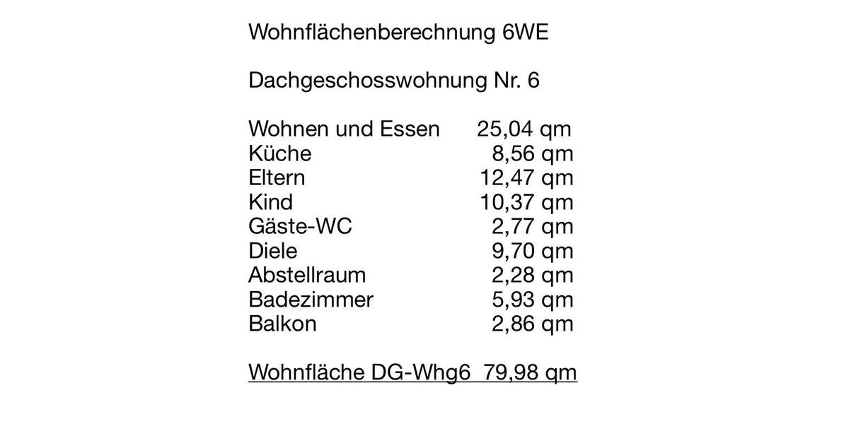 Dachgeschoßwohnung Bielefeld Brackwede - 3 Zimmer, 80 m&sup2;, 1.130&euro; | Angebot:25961218