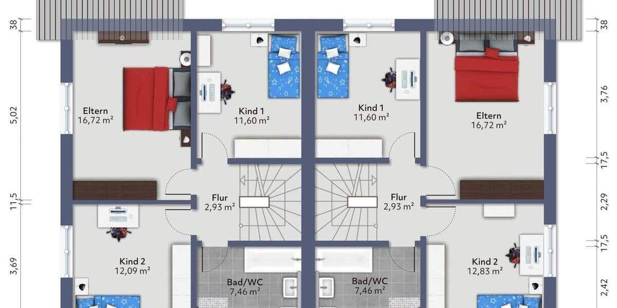 Doppelhaushälfte Schloß Holte-Stukenbrock Sende - 5 Zimmer, 136 m&sup2;, 476.000&euro; | Angebot:25732997