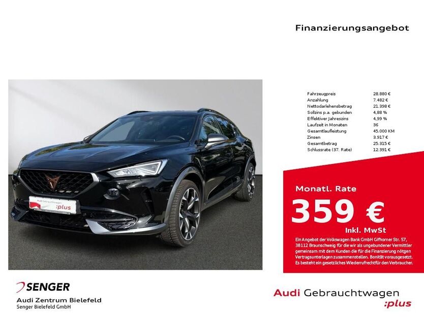 Cupra Formentor 68.378 km 28.880 € Bielefeld 33609