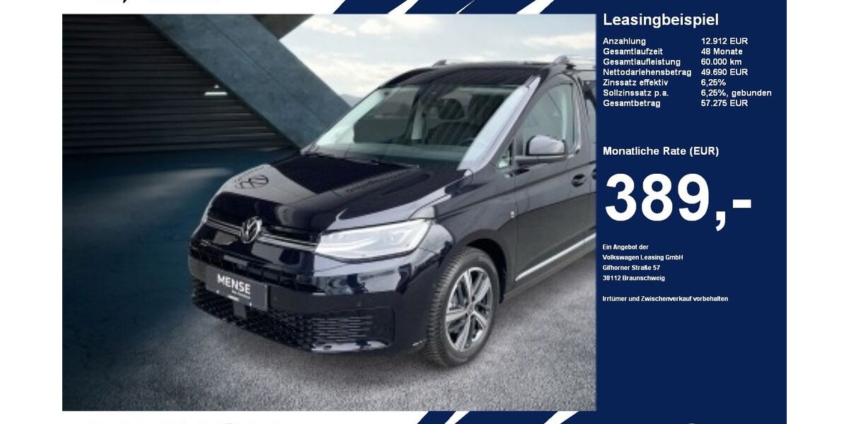 VW Caddy Maxi 1.500 km 45.590 &euro; Gütersloh 33334