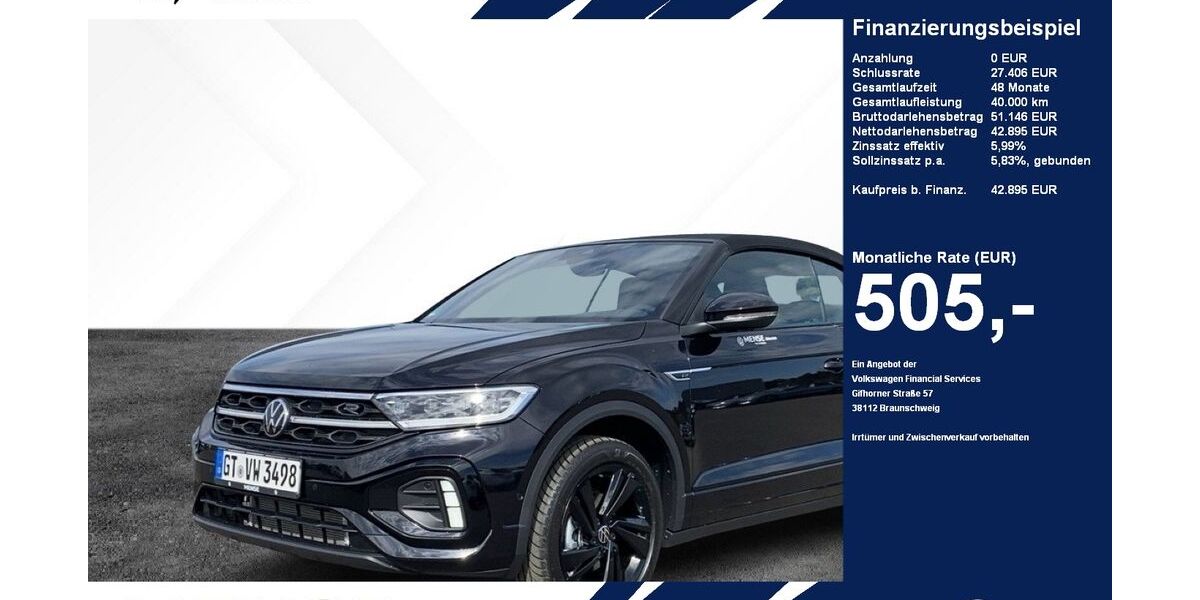 VW T-Roc 2.000 km 42.895 &euro; Gütersloh 33334