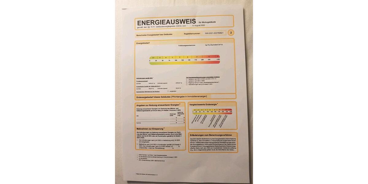 Erdgeschoßwohnung Leopoldshöhe - 2 Zimmer, 44 m&sup2;, 630&euro; | Angebot:25633272