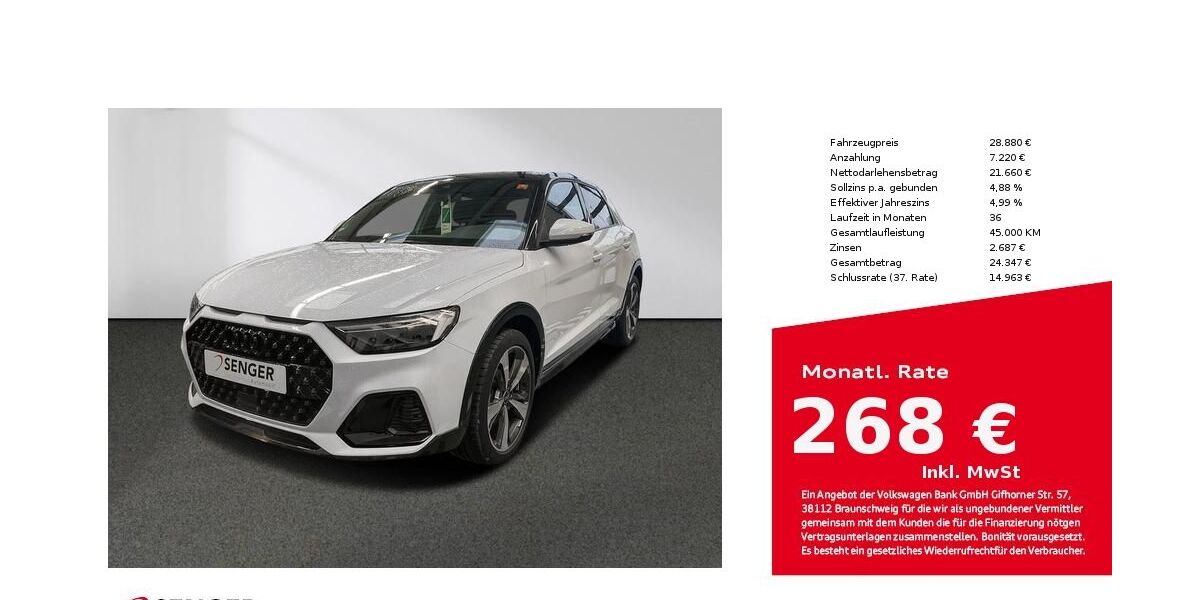 Audi A1 21.074 km 28.880 &euro; Bielefeld 33609