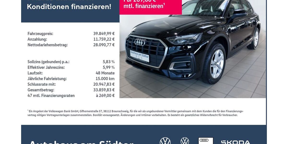 Audi Q5 38.000 km 39.850 &euro; Rietberg 33397