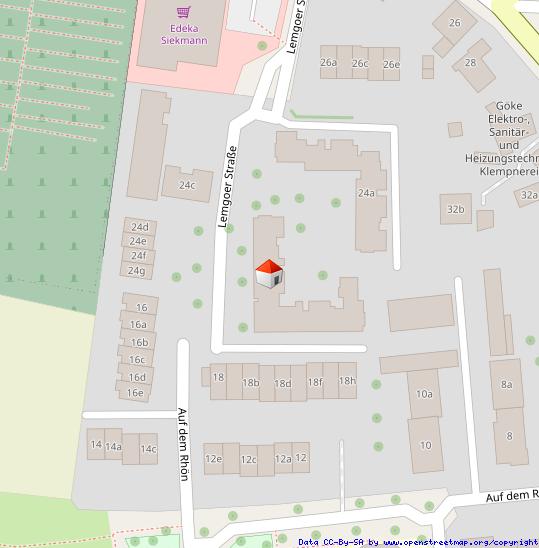 Etagenwohnung Bad Salzuflen Ehrsen-Breden - 3 Zimmer, 75 m&sup2;, 500&euro; | Angebot:25415100