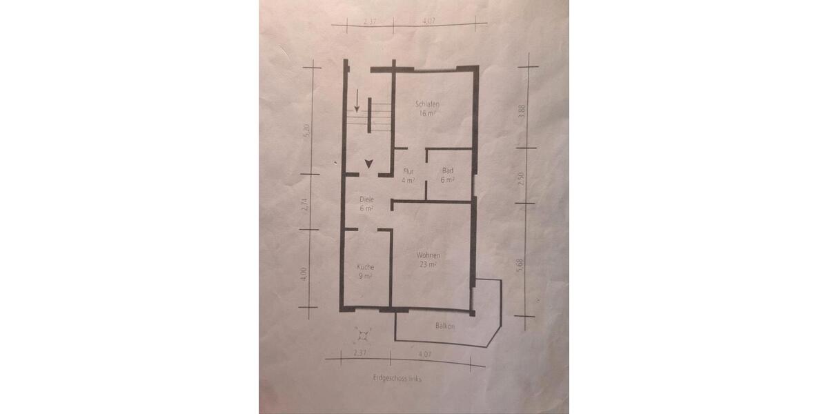 Hochparterre Halle - 2 Zimmer, 68 m&sup2;, 595&euro; | Angebot:25759346