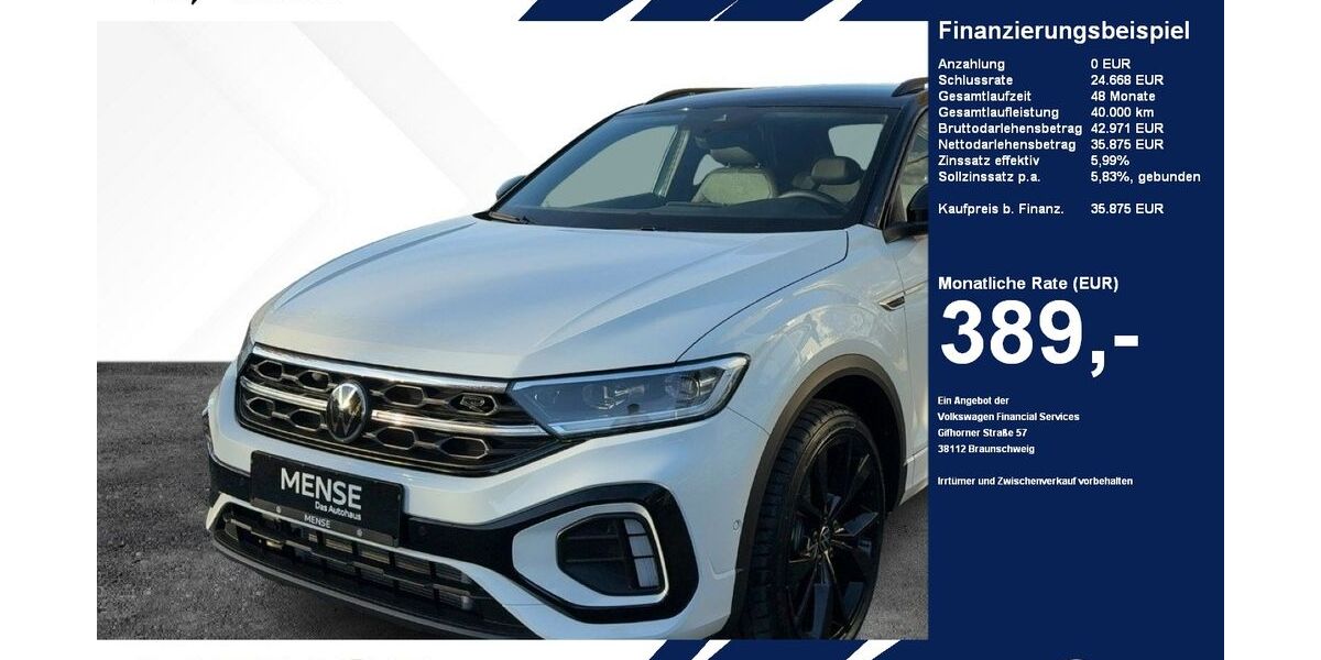 VW T-Roc 8.000 km 35.495 &euro; Gütersloh 33334