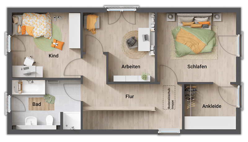 Einfamilienhaus Bad Salzuflen Wülfer-Bexten - 4 Zimmer, 131 m&sup2;, 309.000&euro; | Angebot:26659172