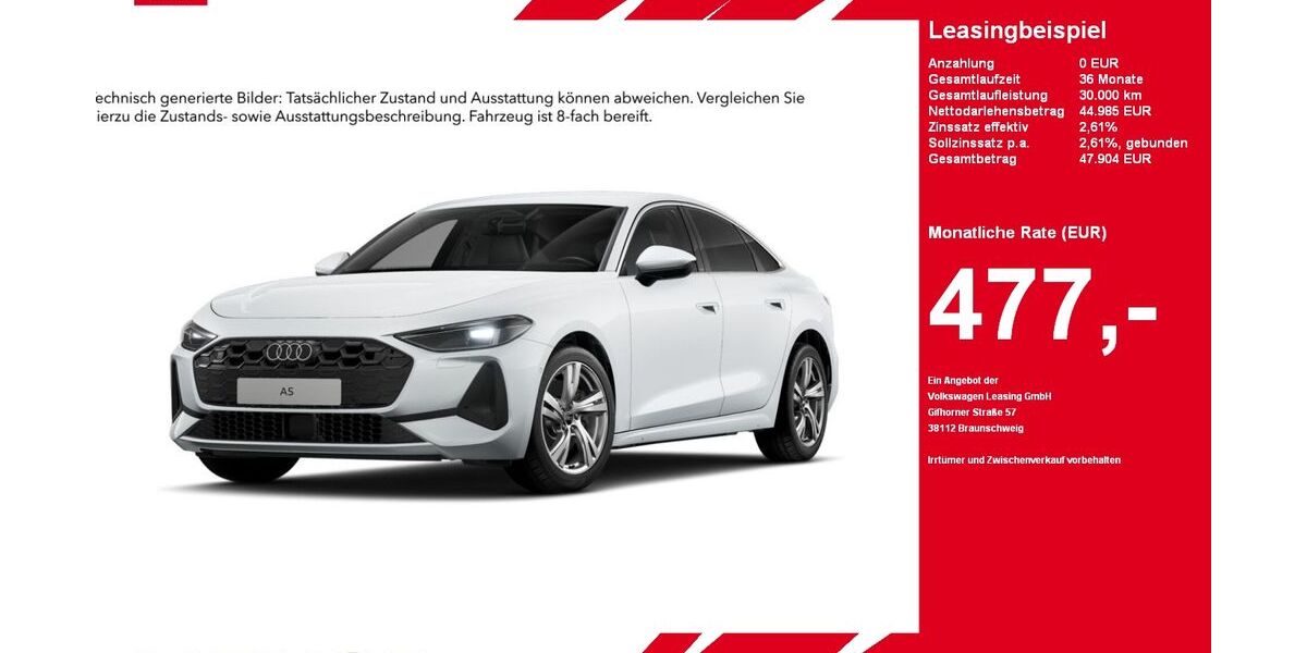 Audi A5 27.607 km 44.985 &euro; Gütersloh 33334