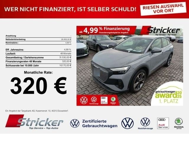 Audi Q4 e-tron 57.247 km 26.949 € Detmold 32760