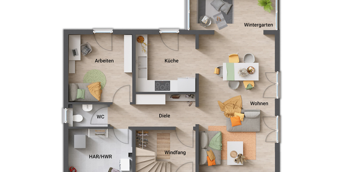 Einfamilienhaus Löhne Mennighüffen - 5 Zimmer, 142 m&sup2;, 373.750&euro; | Angebot:25780670