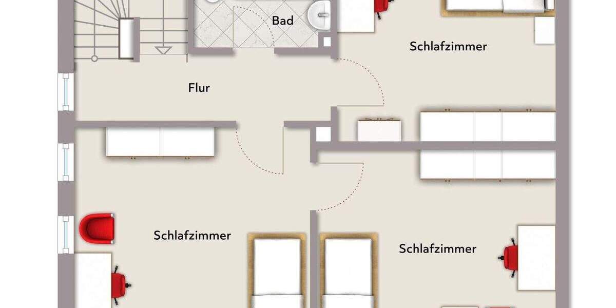 Doppelhaushälfte Rheda-Wiedenbrück Wiedenbrück - 5 Zimmer, 94 m&sup2;, 199.000&euro; | Angebot:25708844