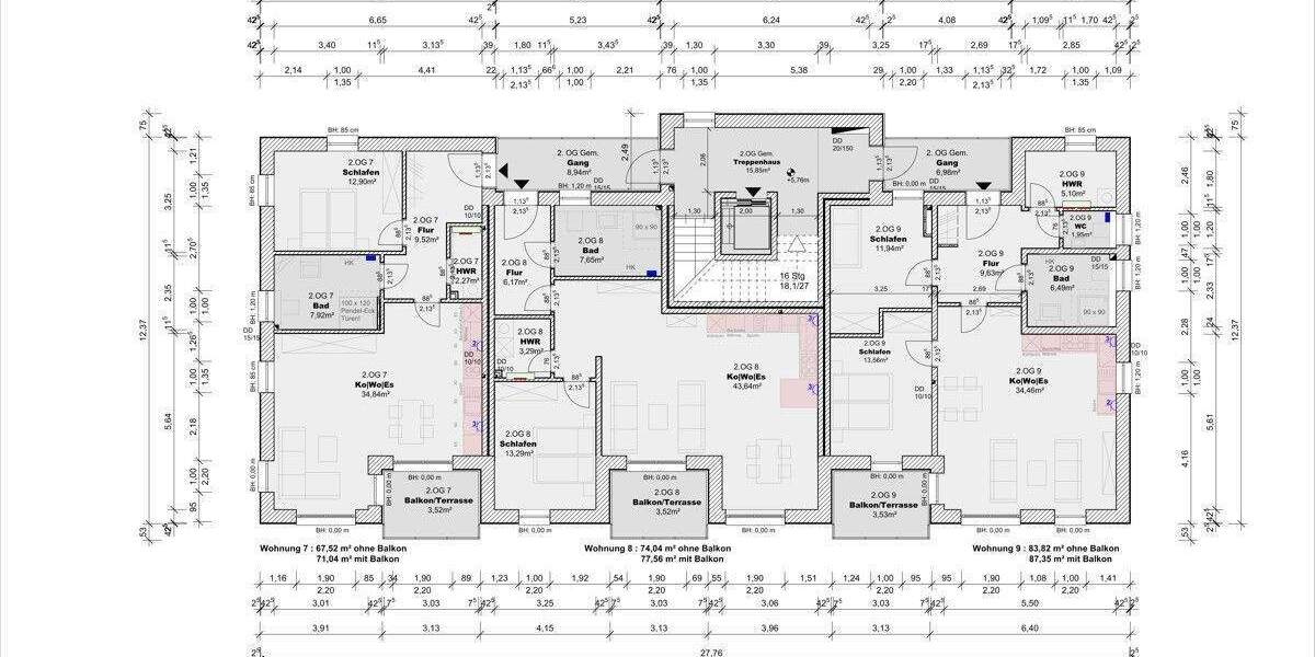 Etagenwohnung Lage - 2 Zimmer, 77 m&sup2;, 720&euro; | Angebot:25878177