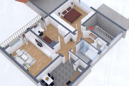 3 Zimmer, Küche, Bad, Kamin 96 qm 3 zimmer