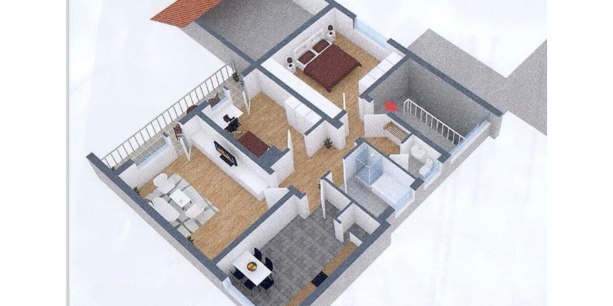 3 Zimmer, Küche, Bad, Kamin 96 qm 3 zimmer