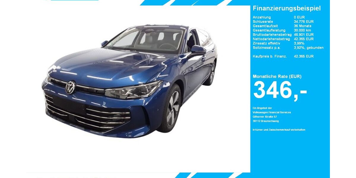 VW Passat Variant 7.125 km 42.365 &euro; Gütersloh 33334